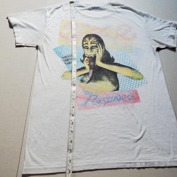 Rare Vintage 80s Poison Band Tee 1989 Scream Tour - Picture 14 of 16